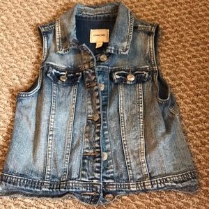 Girls Denim Vest